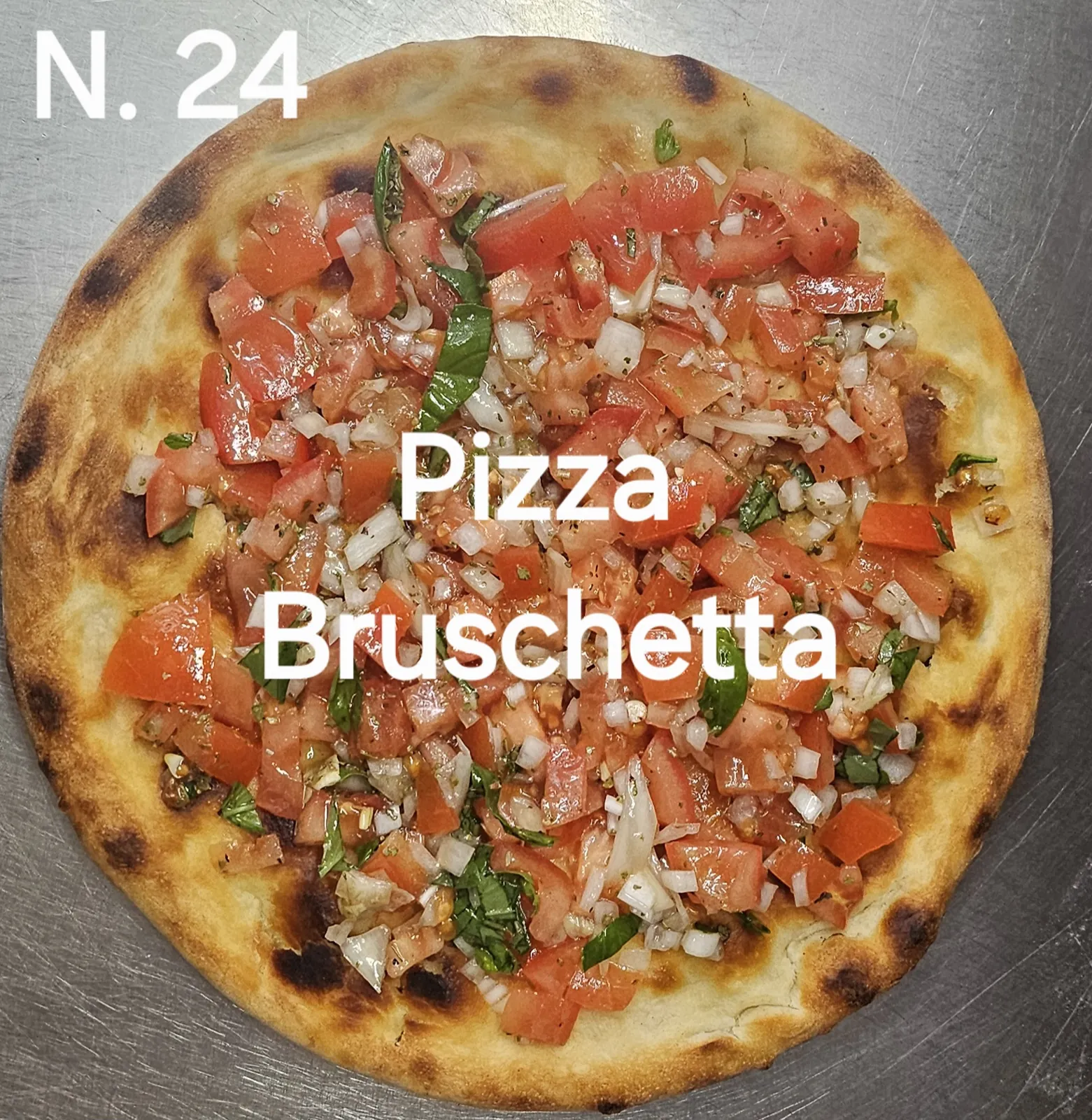 Nr. 24 Pizza Brot Bruschetta